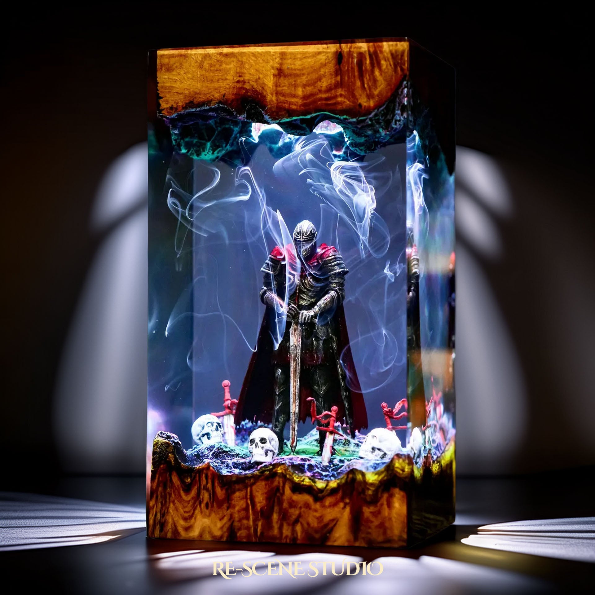 Themed Video Game Resin Lamps – Handmade Collection – Rescene Studio