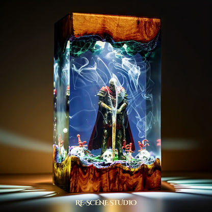 Fingerprint Vyke Resin Lamp - Elden Ring