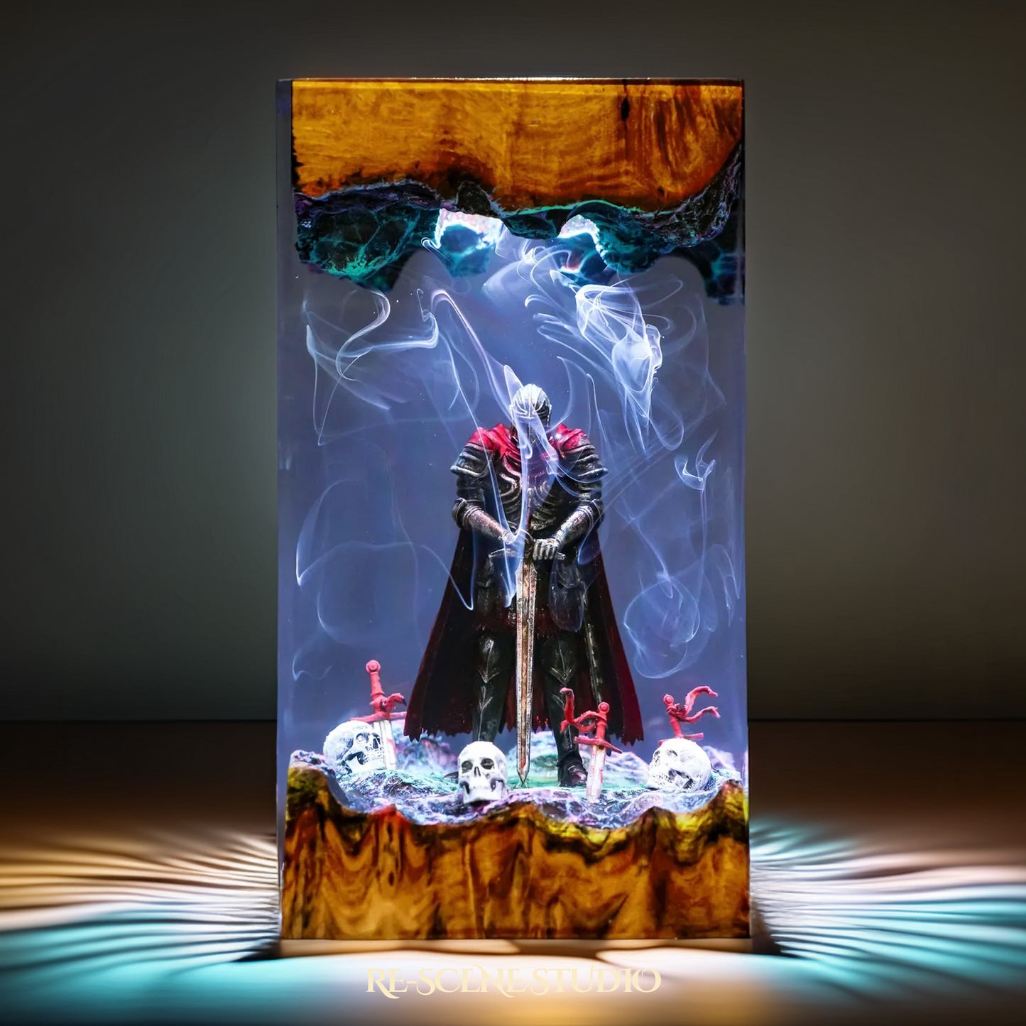 Fingerprint Vyke Resin Lamp - Elden Ring