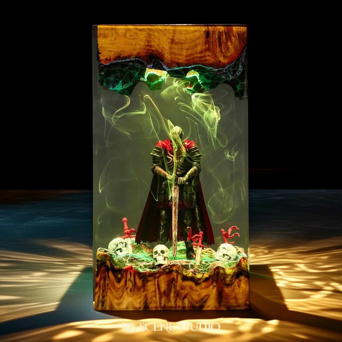 Fingerprint Vyke Resin Lamp - Elden Ring