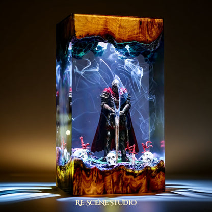 Fingerprint Vyke Resin Lamp - Elden Ring