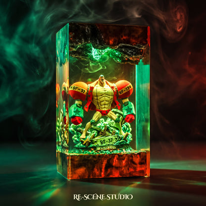 Franky Resin Lamp, One Piece resin art lamp