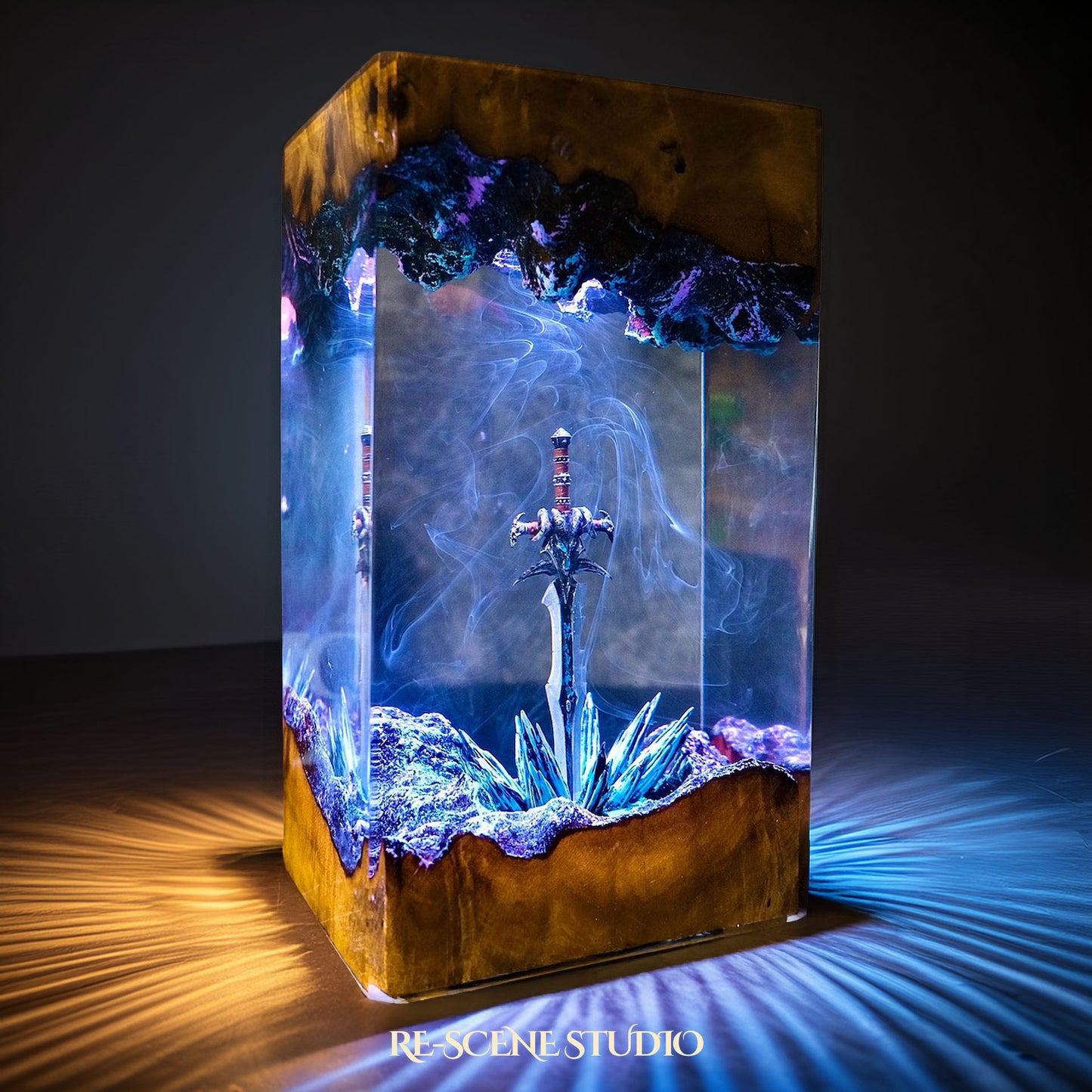 Frostmourne Resin Lamp - World of Warcraft