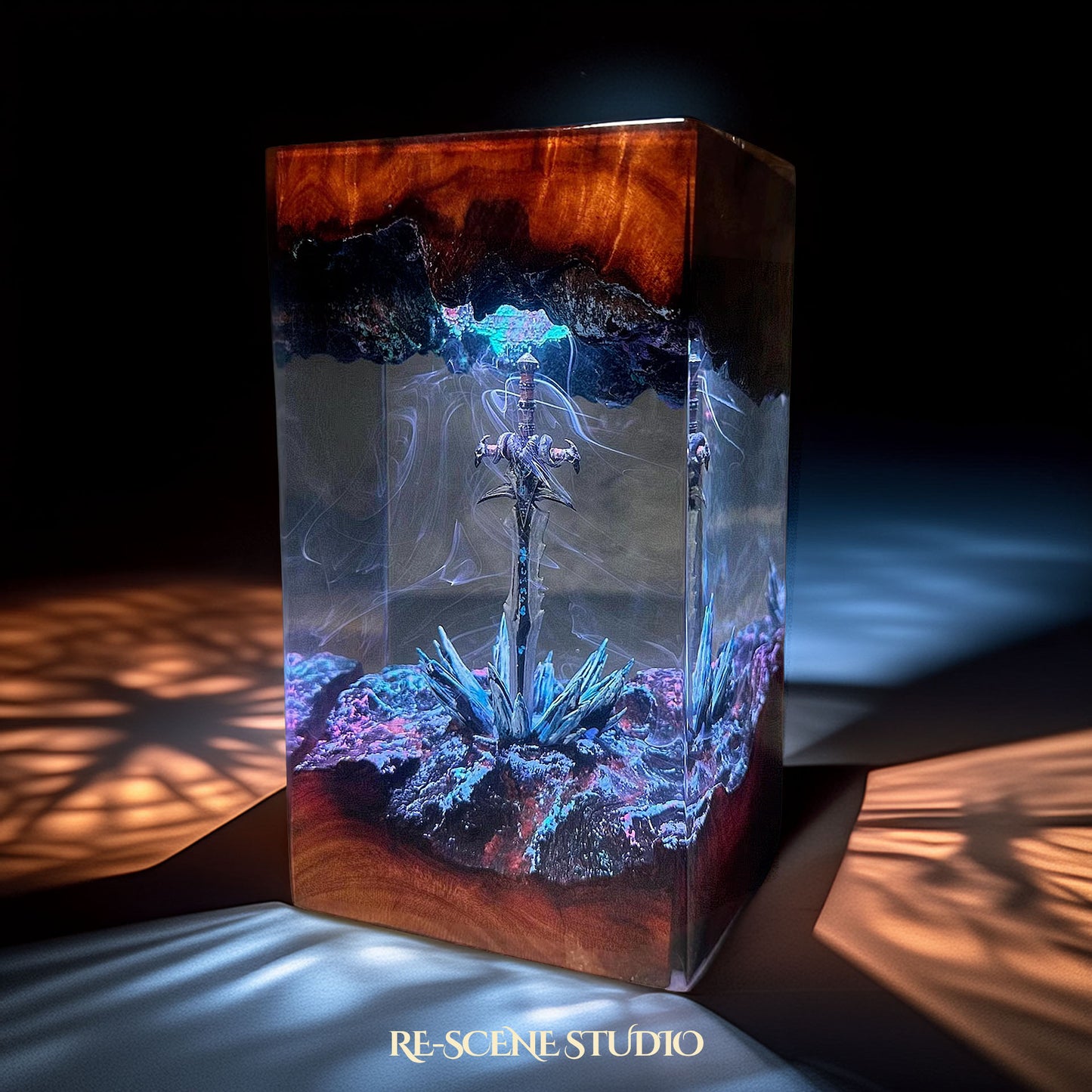 Frostmourne Resin Lamp - World of Warcraft