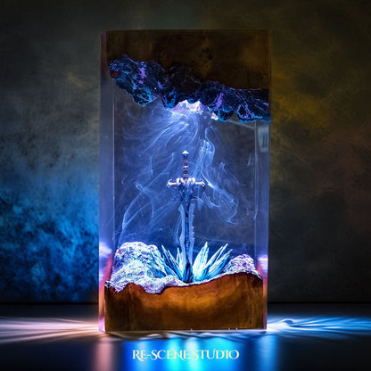 Frostmourne Resin Lamp - World of Warcraft