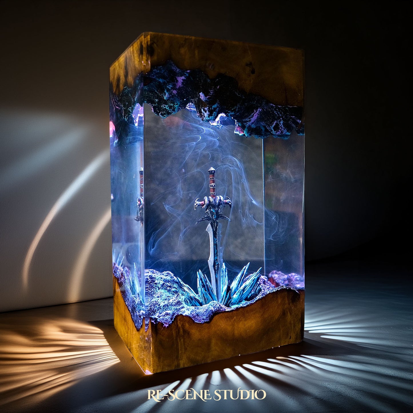 Frostmourne Resin Lamp - World of Warcraft
