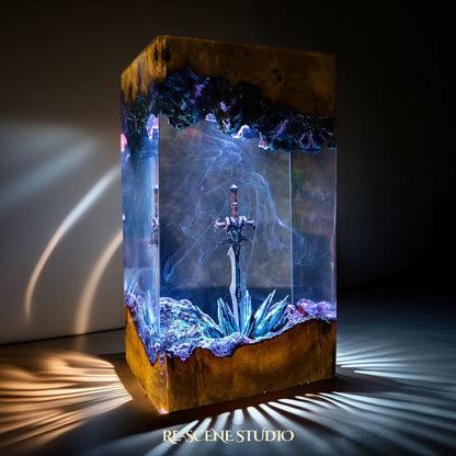 Frostmourne Resin Lamp - World of Warcraft