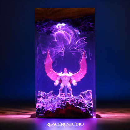 G.alio Resin Lamp — Detailed Display | Premium 3D Resin Diorama with RGB Color-Changing Light