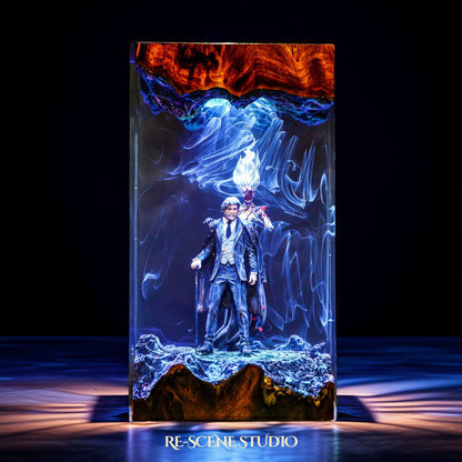 George Osric and Ranrok Resin Lamp - Hogwarts Legacy