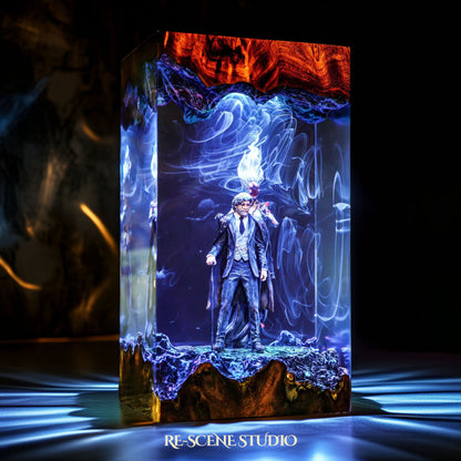 George Osric and Ranrok Resin Lamp - Hogwarts Legacy