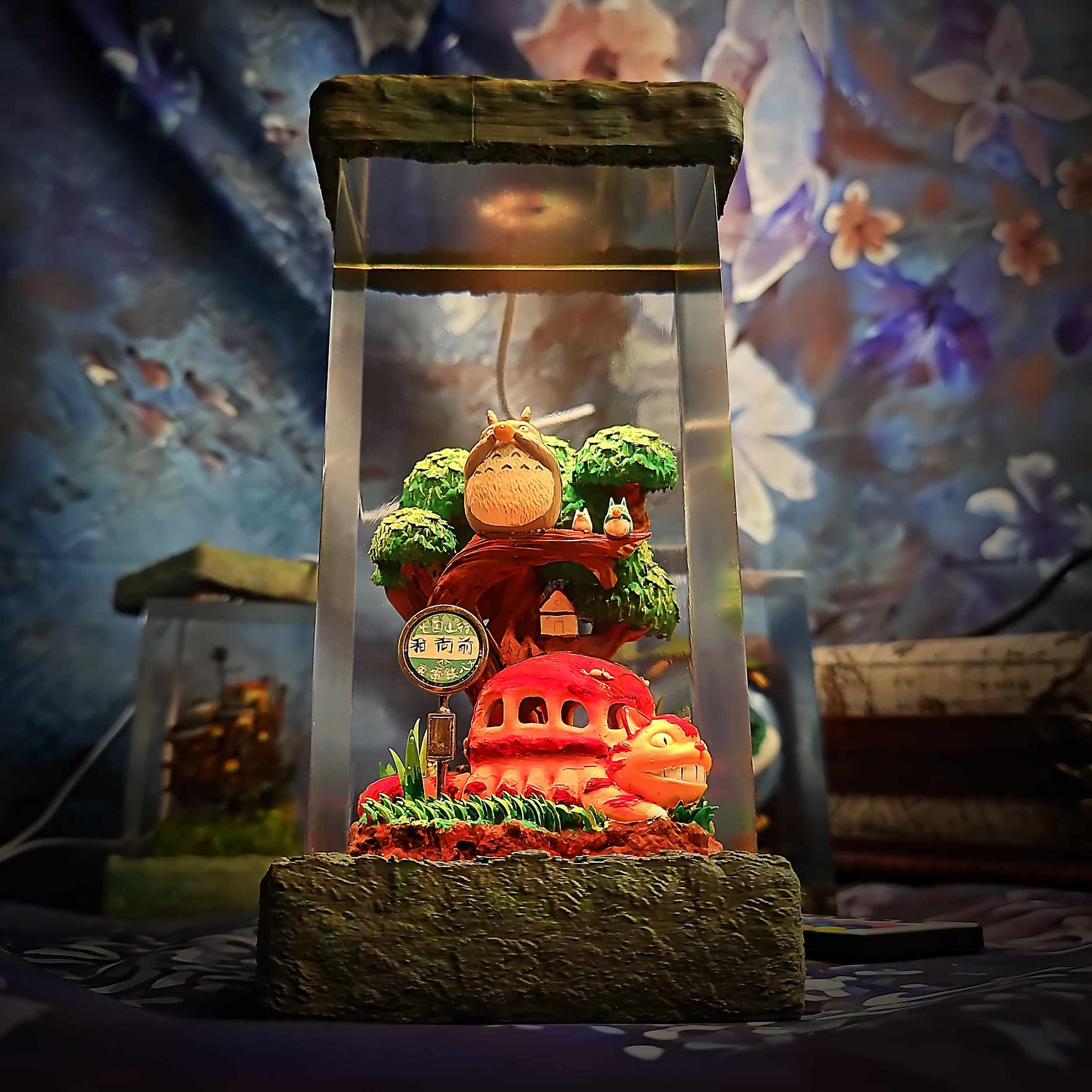 Totoro Resin Lamp - My Neighbor Totoro Multicolor / Size M – Handmade Epoxy Resin Lamp by Rescene Studio | Rescene Studio