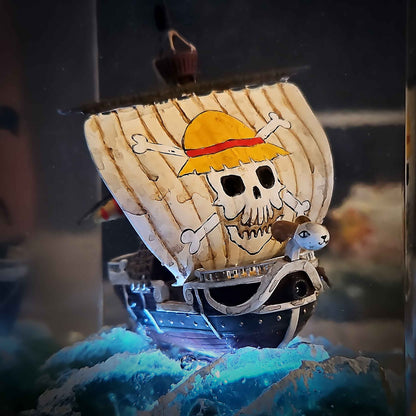 Going Merry Resin Lamp – One Piece Multicolor / Size M – Handmade Resin Lamp by Rescene Studio | Rescene Studio