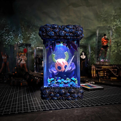 Hollow Knight Halloween Resin Lamp - Hollow Knight Multicolor / Size M – Handmade Resin Lamp by Rescene Studio | Rescene Studio