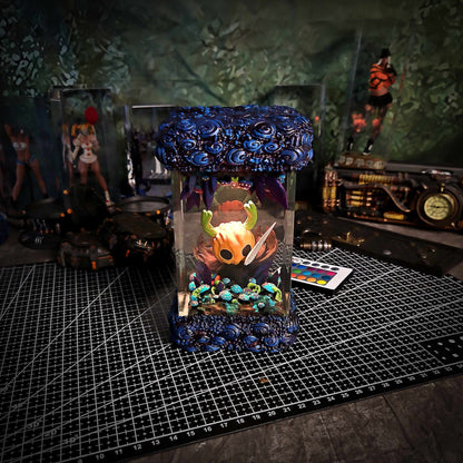 Hollow Knight Halloween Resin Lamp - Hollow Knight Multicolor / Size M – Handmade Resin Lamp by Rescene Studio | Rescene Studio