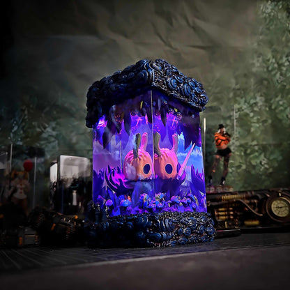 Hollow Knight Halloween Resin Lamp - Hollow Knight Multicolor / Size M – Handmade Resin Lamp by Rescene Studio | Rescene Studio