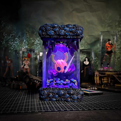 Hollow Knight Halloween Resin Lamp - Hollow Knight Multicolor / Size M – Handmade Resin Lamp by Rescene Studio | Rescene Studio