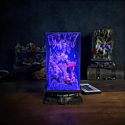 RX-78-2 Gundam Resin Lamp - Mobile Suit Gundam Multicolor / Size M – Handmade Resin Lamp by Rescene Studio | Rescene Studio