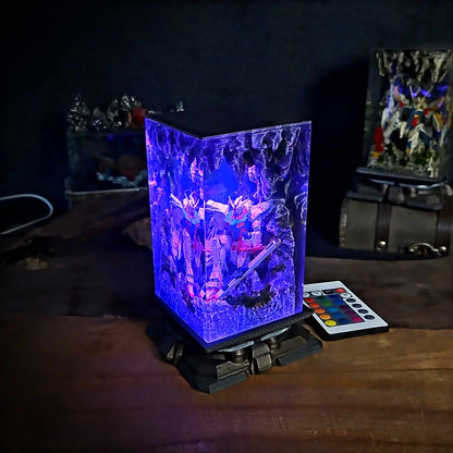 RX-78-2 Gundam Resin Lamp - Mobile Suit Gundam Multicolor / Size M – Handmade Resin Lamp by Rescene Studio | Rescene Studio