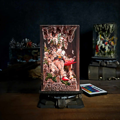 RX-78-2 Gundam Resin Lamp - Mobile Suit Gundam Multicolor / Size M – Handmade Resin Lamp by Rescene Studio | Rescene Studio