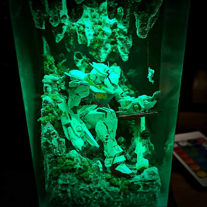 RX-78-2 Gundam Resin Lamp - Mobile Suit Gundam Multicolor / Size M – Handmade Resin Lamp by Rescene Studio | Rescene Studio