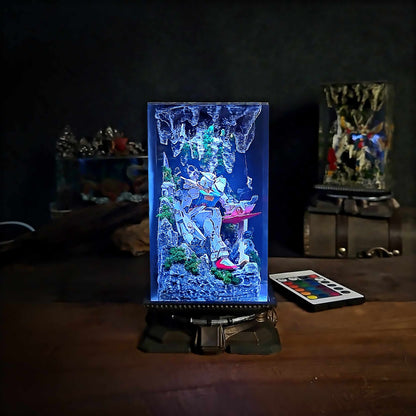 RX-78-2 Gundam Resin Lamp - Mobile Suit Gundam Multicolor / Size M – Handmade Resin Lamp by Rescene Studio | Rescene Studio