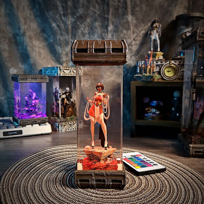 2P Resin Lamp – NieR Automata Multicolor / Size M – Handmade Resin Lamp by Rescene Studio | Rescene Studio