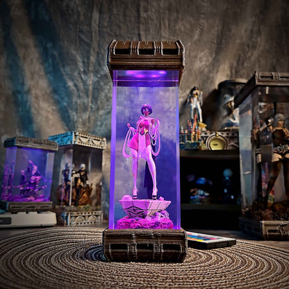 2P Resin Lamp – NieR Automata Multicolor / Size M – Handmade Resin Lamp by Rescene Studio | Rescene Studio