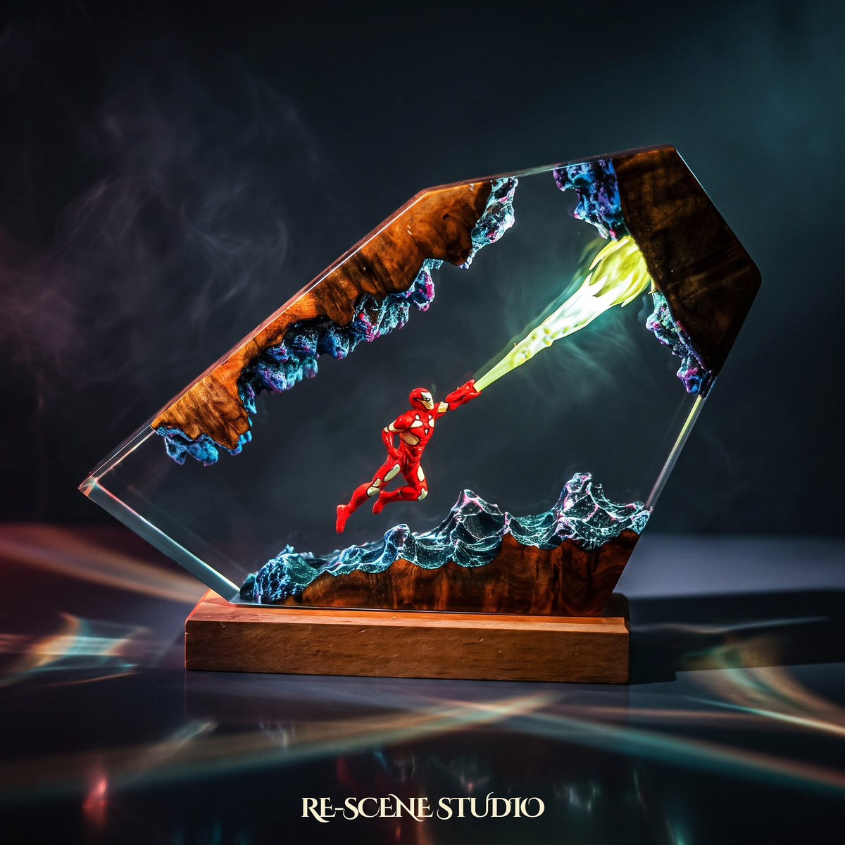 Iron Man Resin Lamp V4, Marvel resin art lamp