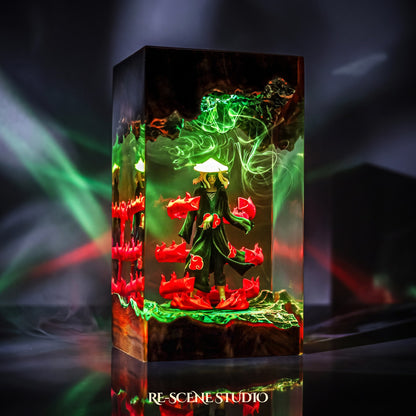 Itachi Uchiha Resin Lamp V2, Naruto resin art lamp