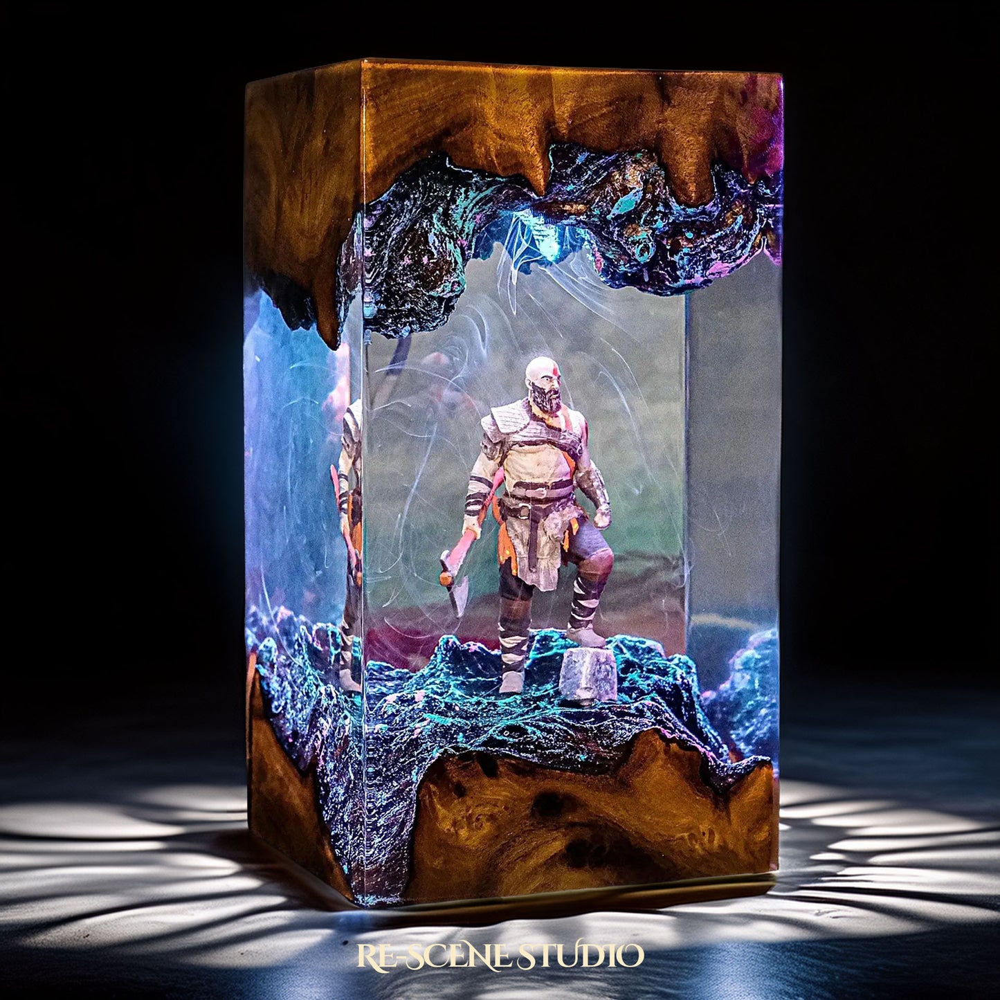 Kratos Resin Lamp - God of War