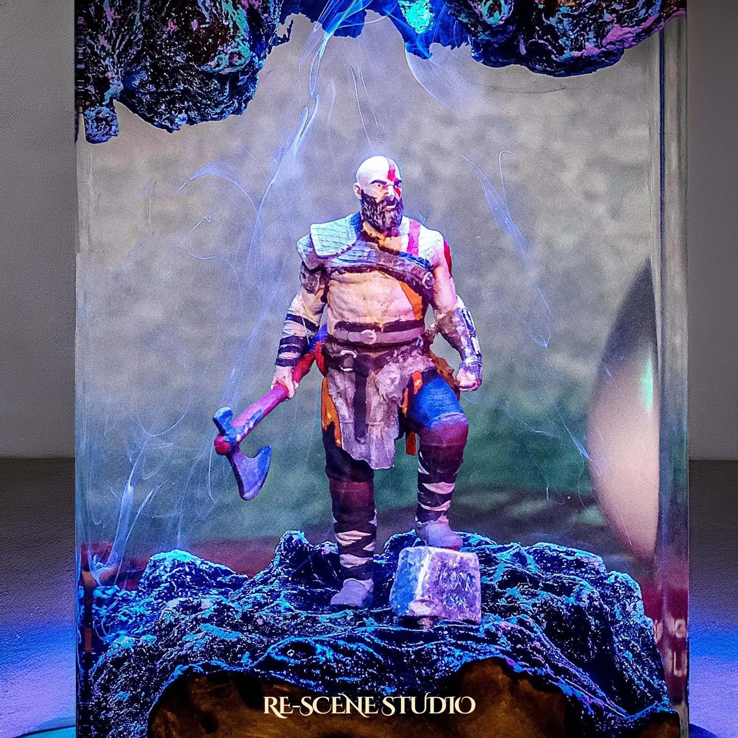 Kratos Resin Lamp - God of War