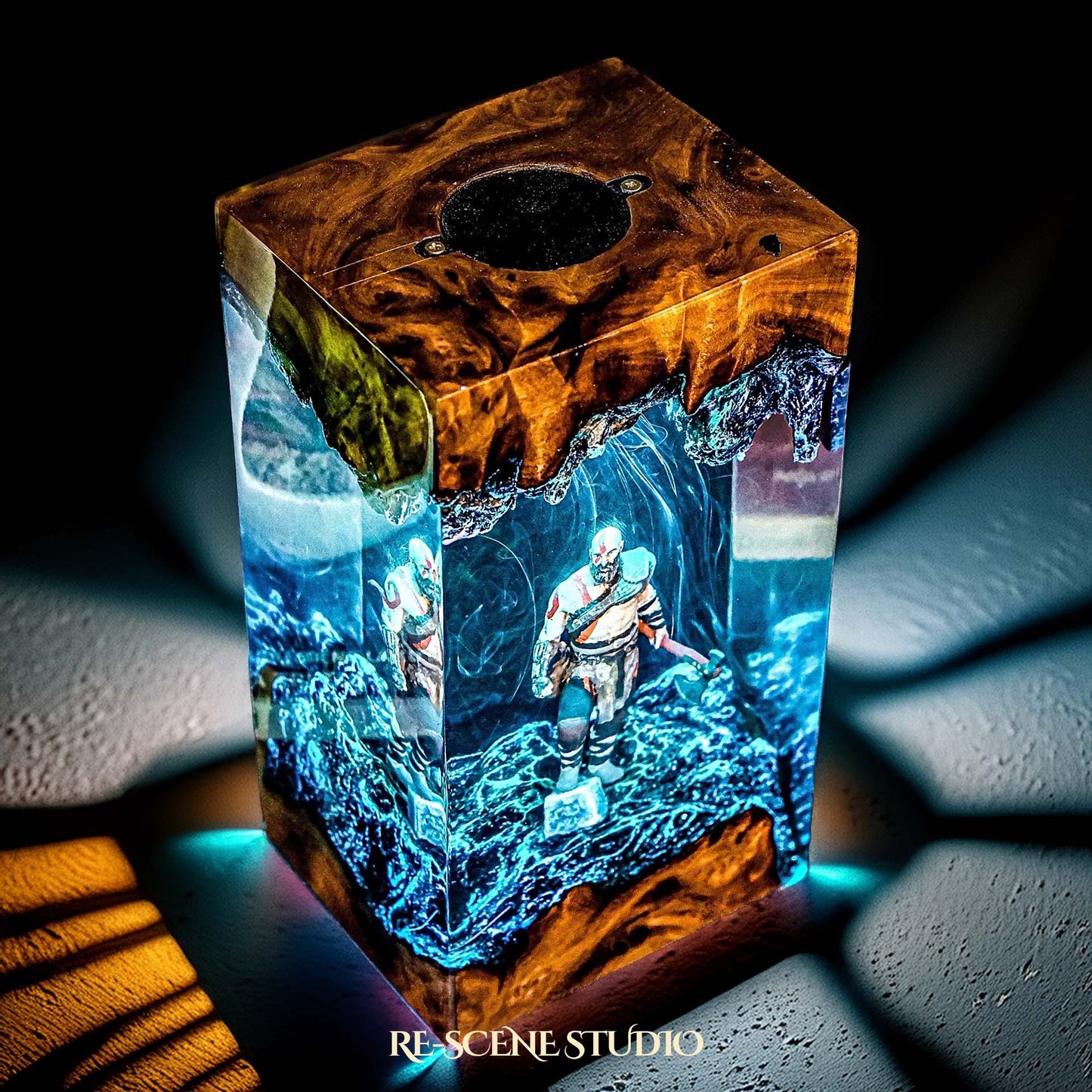 Kratos Resin Lamp - God of War