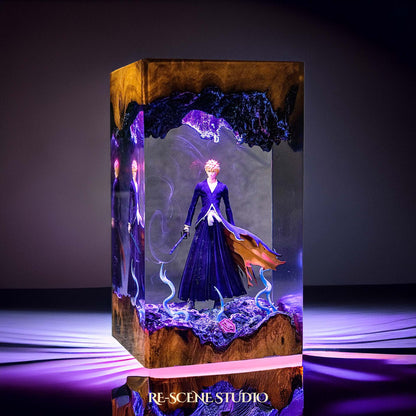Ichigo Resin Lamp - Bleach Multicolor / Size M – Handmade Resin Lamp by Rescene Studio | Rescene Studio