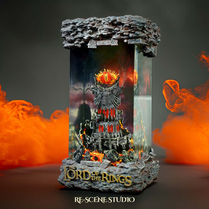 Eye of Sauron Resin Lamp – The Lord of the Rings Multicolor / Size M – Handmade Resin Lamp by Rescene Studio | Rescene Studio