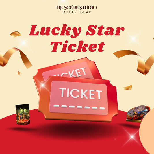 [NEW YEAR 2026] Secret Glow Ticket | $6.68 Default Title – Handmade Epoxy Resin Lamp by Rescene Studio | Rescene Studio