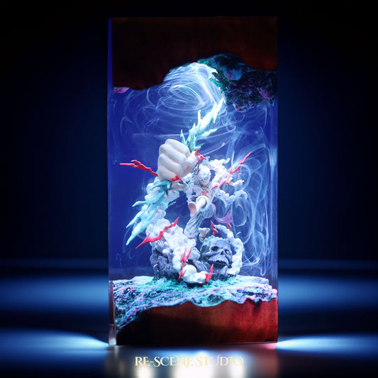 Luffy Gear 5 Resin Lamp 04 - One Piece