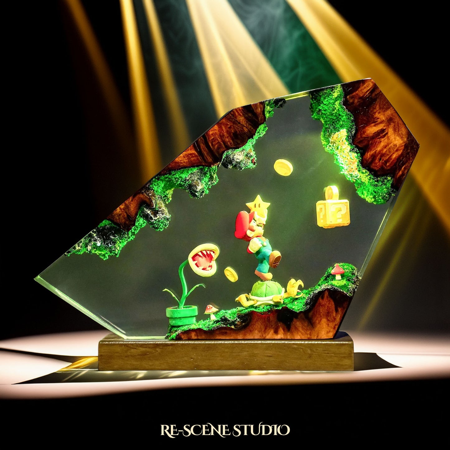 Mario Resin Lamp - Super Mario