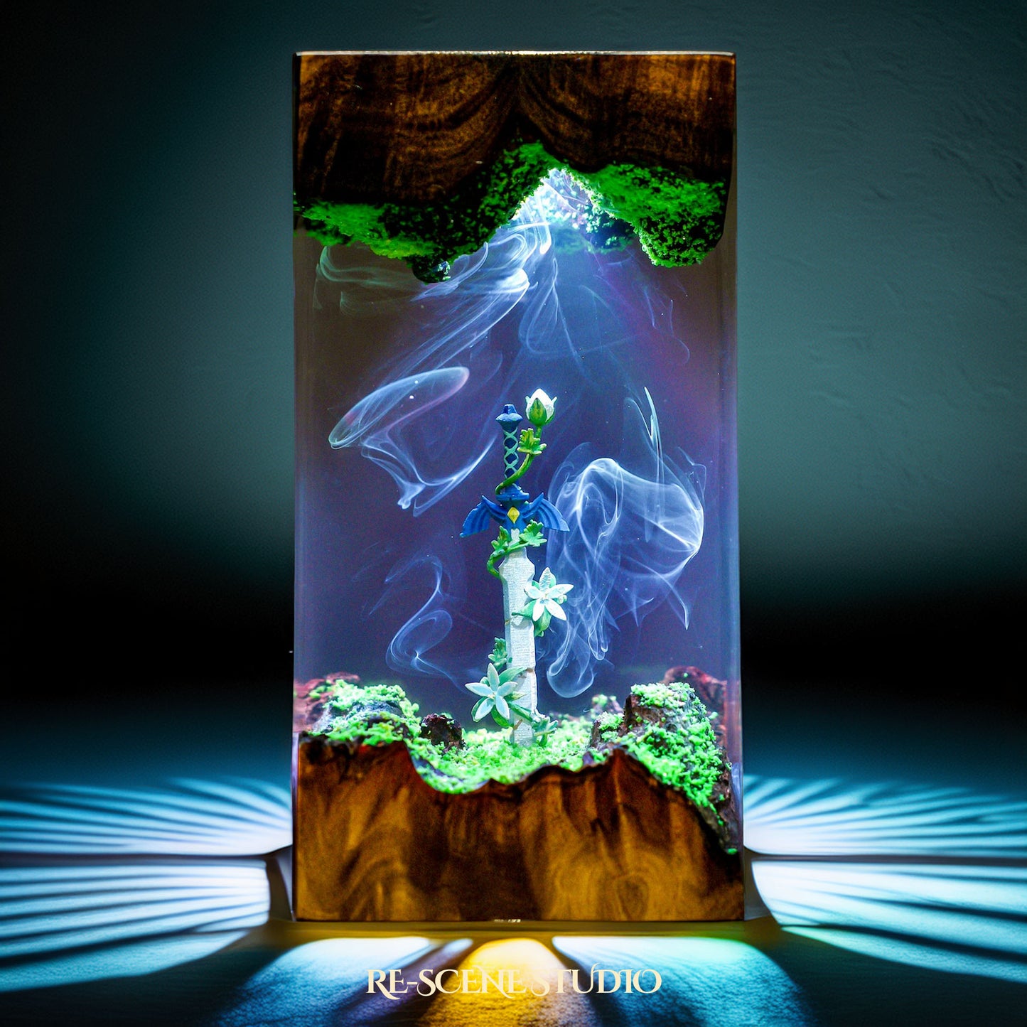 Master Sword & Silent Princess Resin Lamp - The Legend of Zelda