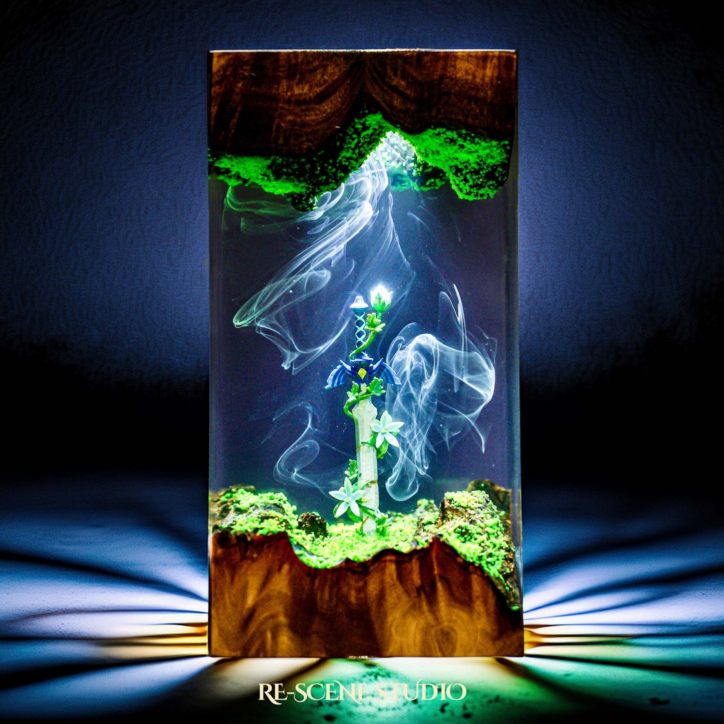 Master Sword & Silent Princess Resin Lamp - The Legend of Zelda