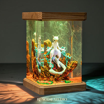 Mewtwo Resin Lamp - Pokemon