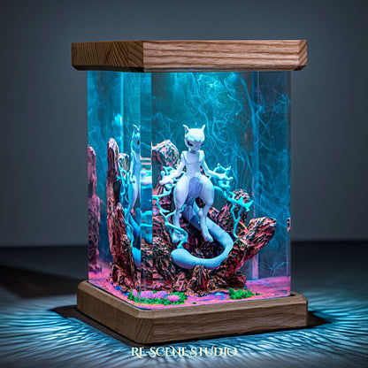 Mewtwo Resin Lamp - Pokemon