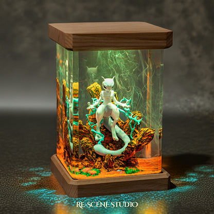 Mewtwo Resin Lamp - Pokemon