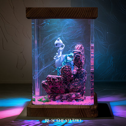 Mewtwo Resin Lamp - Pokemon