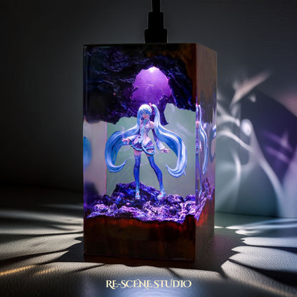 Hatsune Miku Resin Lamp - Vocaloid