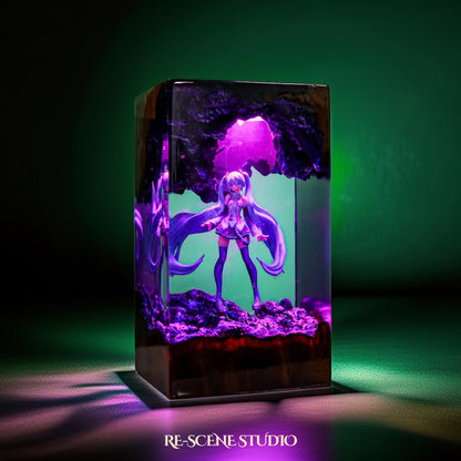 Hatsune Miku Resin Lamp - Vocaloid