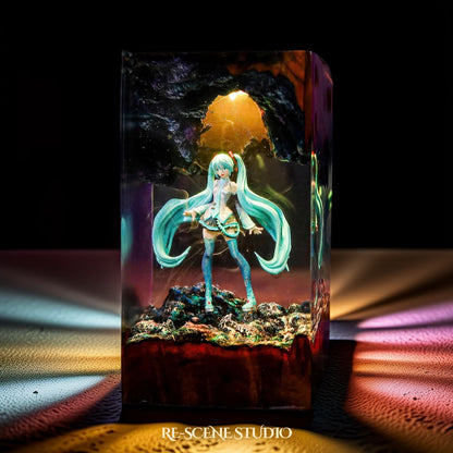 Hatsune Miku Resin Lamp - Vocaloid