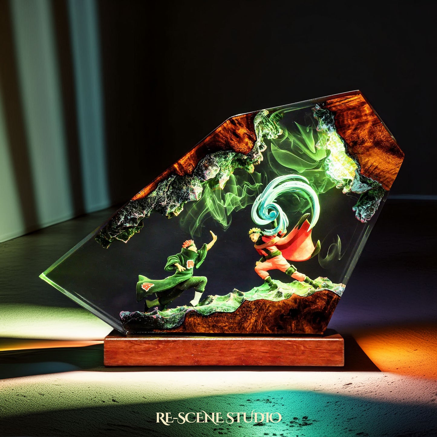 Naruto vs Pain Resin Lamp - Naruto Shippuden