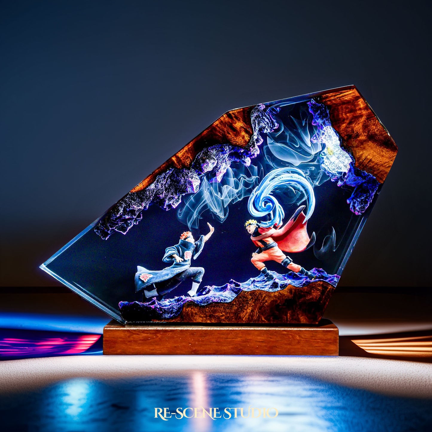 Naruto vs Pain Resin Lamp - Naruto Shippuden
