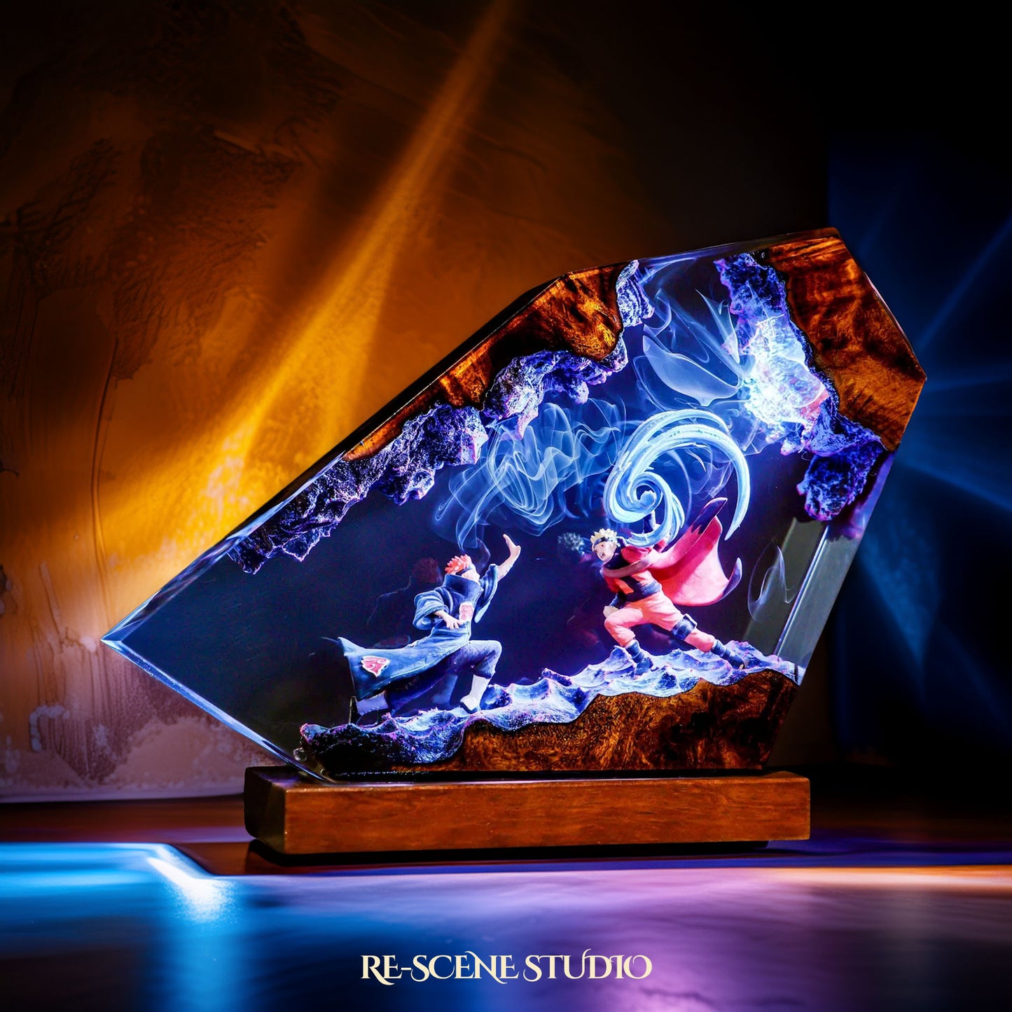 Naruto vs Pain Resin Lamp - Naruto Shippuden