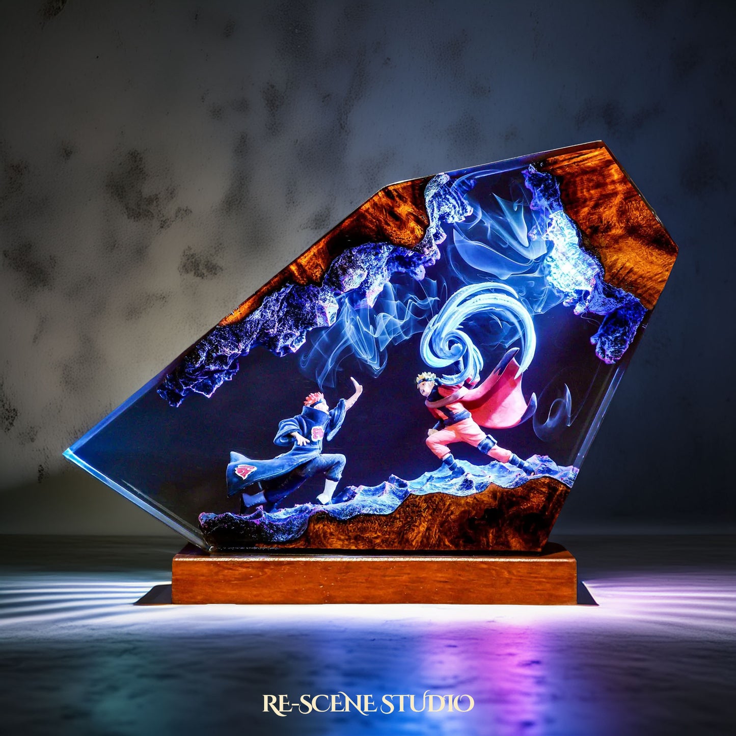 Naruto vs Pain Resin Lamp - Naruto Shippuden
